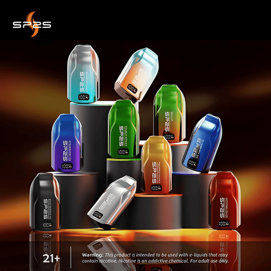 正品SP2S思博瑞 最新款sp2s一次性/拋棄式12000口 ，發光顯示屏，可充電電子煙 10ml超大容量